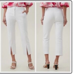 Trina Turk textured cropped pants